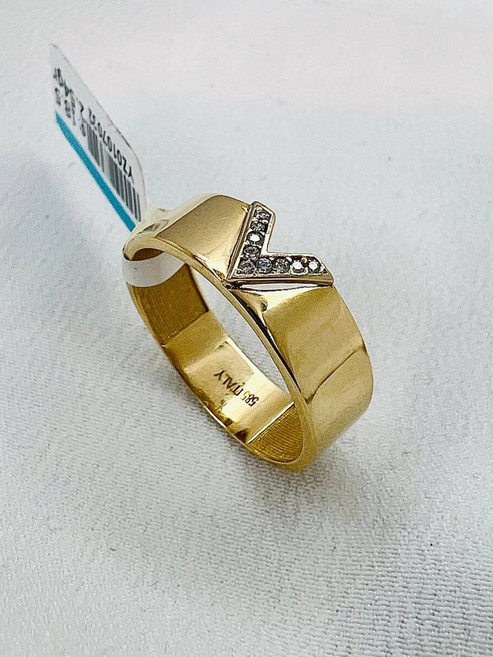 Кольцо Raia Gold 0902 размер 18 вес 2.43 г золото, без вставок купить,NaN