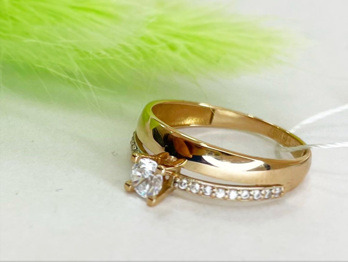 Ab 5747364768 вес 5.97 г золото, фианит купить,NaN