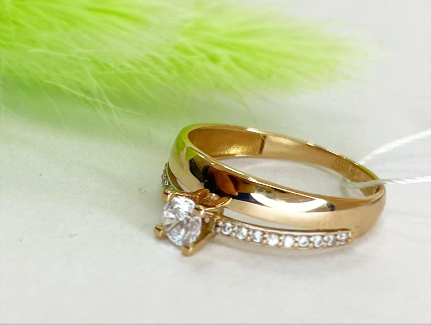 Ab 5747364768 вес 5.97 г золото, фианит купить,NaN