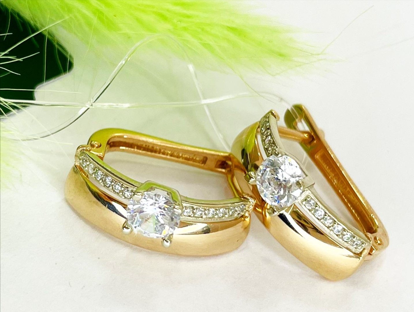 Ab 5747364768 вес 5.97 г золото, фианит купить,NaN