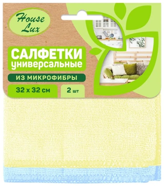 House Lux тряпка House Lux 2 шт, микрофибра купить,NaN