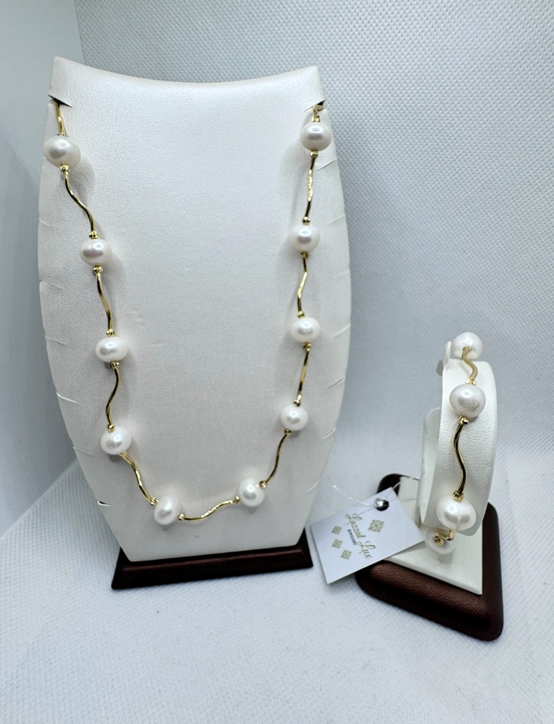 Lazzat Lux 077841LLUX вес 30 г золото, жемчуг купить,NaN