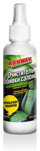 RUNWAY очиститель для велюра, для текстильной обивки RW2006 0.2 л купить,NaN