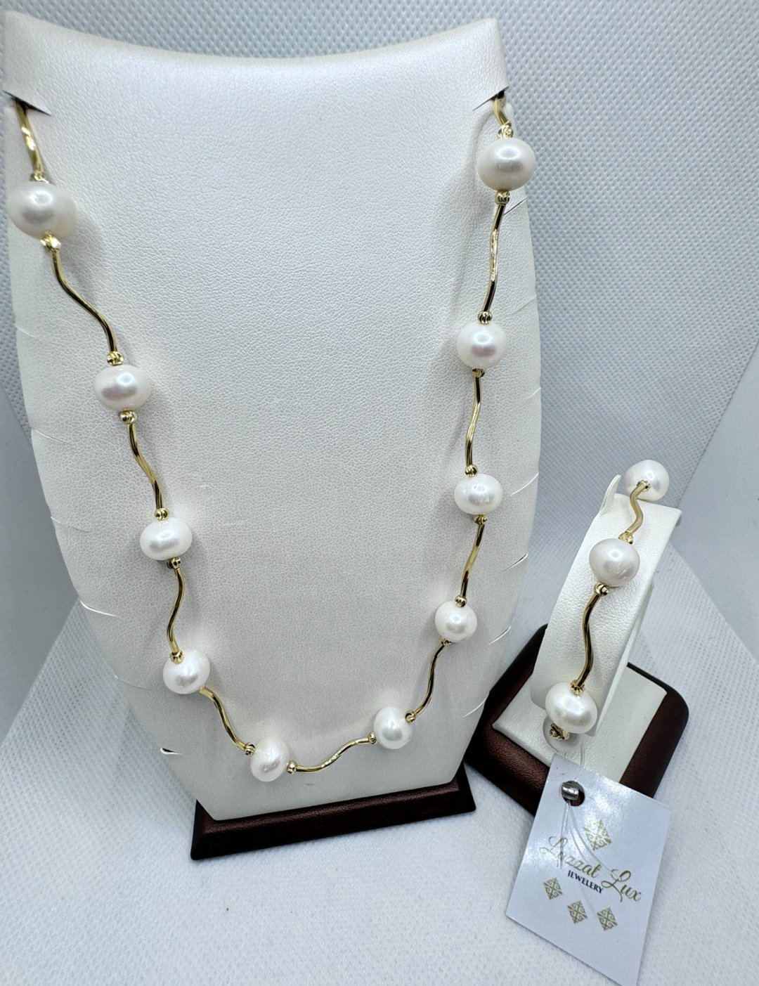 Lazzat Lux 077841LLUX вес 30 г золото, жемчуг купить,NaN