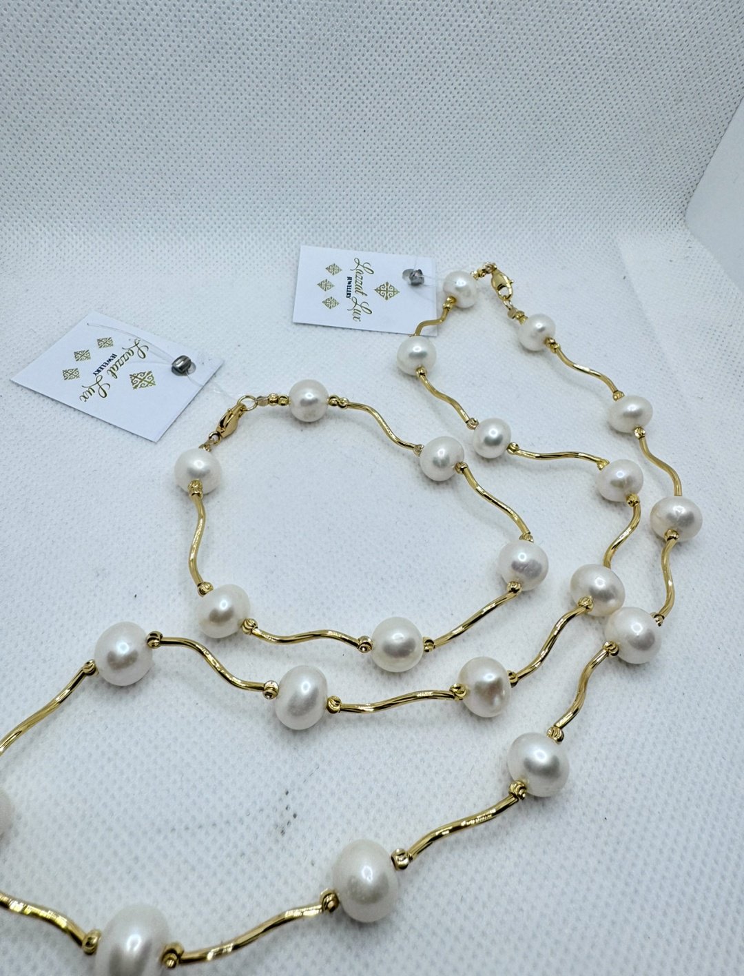 Lazzat Lux 077841LLUX вес 30 г золото, жемчуг купить,NaN