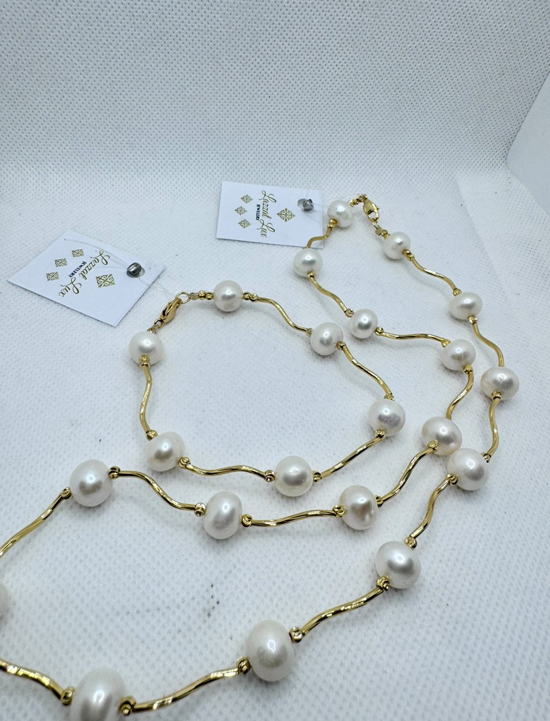 Lazzat Lux 077841LLUX вес 30 г золото, жемчуг купить,NaN