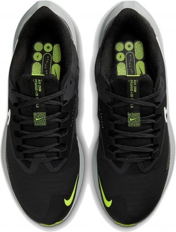 Кроссовки Nike W AIR ZOOM PEGASUS 39 SHIELD черный, зеленый купить,NaN