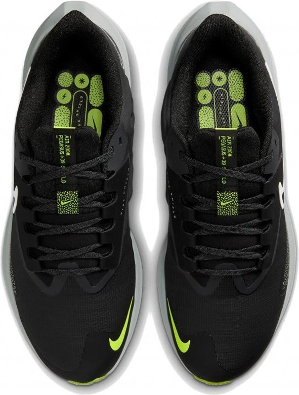Кроссовки Nike W AIR ZOOM PEGASUS 39 SHIELD черный, зеленый купить,NaN