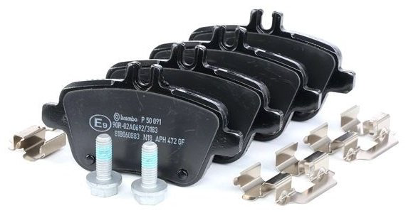 Колодки Brembo задние P50091 купить,NaN