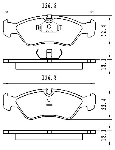 Колодки Winkod передние W228630BP купить,NaN