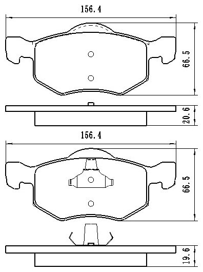 Колодки Winkod передние W1845BP купить,NaN