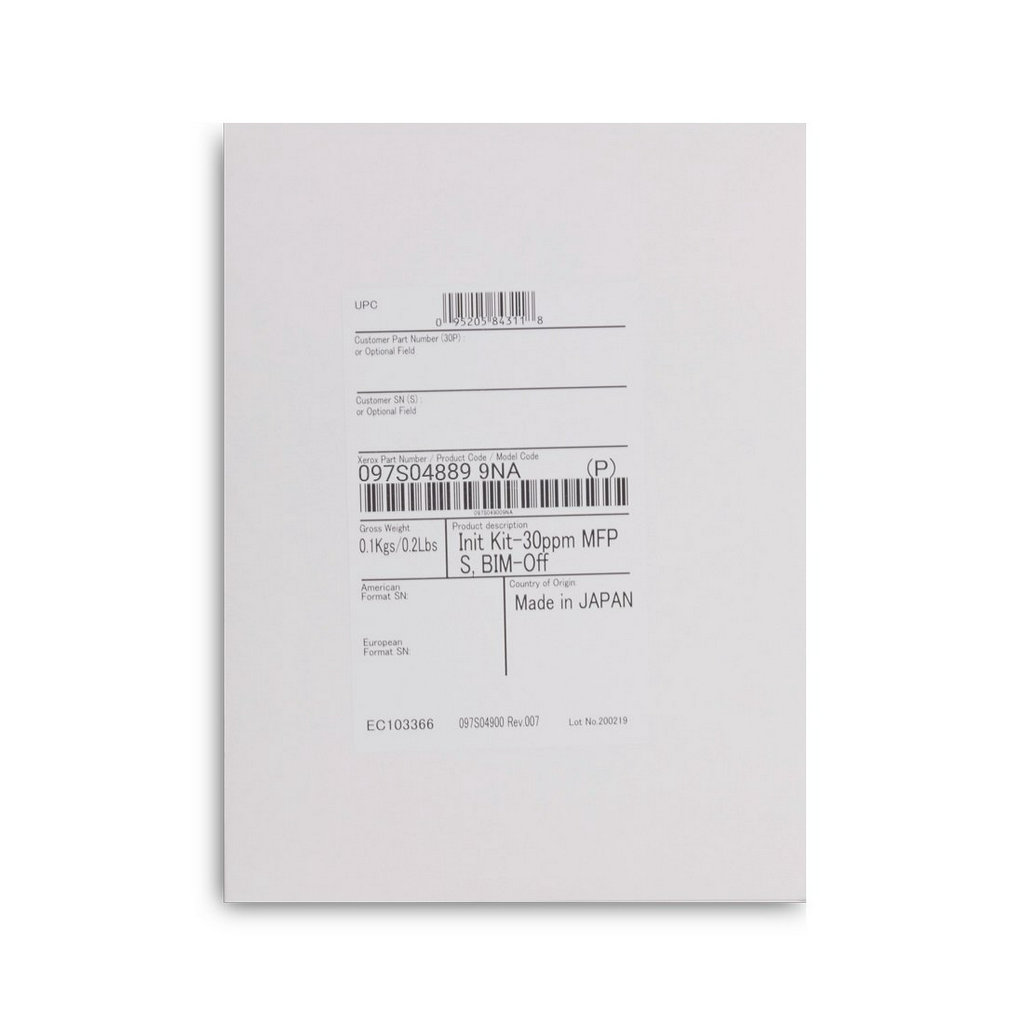 Комплект инициализации Xerox VersaLink B7030 (097S04889)