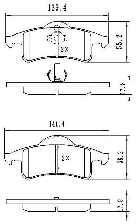 Колодки Winkod W1541BP купить,NaN