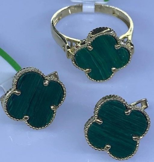 Leonardi 123 вес 6 г золото, малахит купить,NaN