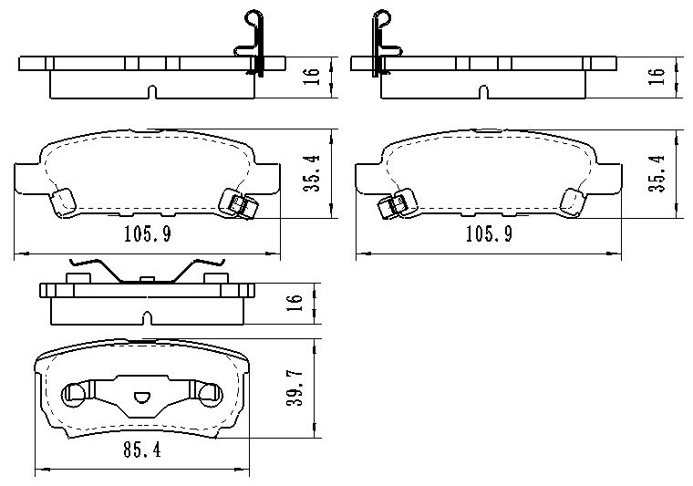 Колодки Winkod задние W0017BP купить,NaN