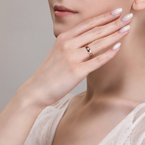 Кольцо Diamant 51-111-00473-1_19 размер 19 вес 1.8 г золото, без вставок купить,NaN