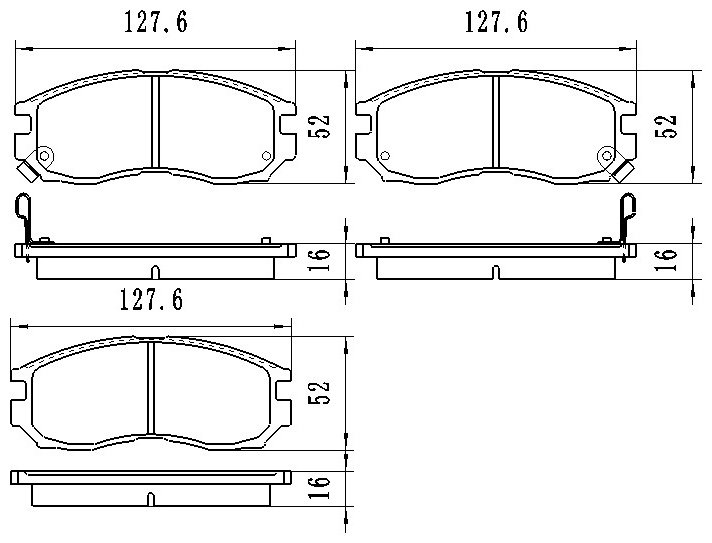 Колодки Winkod передние W0014BP купить,NaN