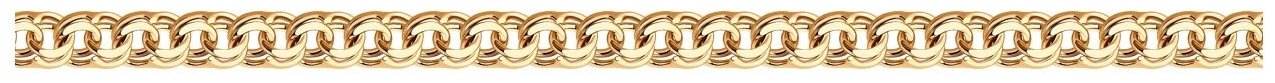 Цепь SOKOLOV 582070502 длина 50 см, вес 4.77 г золото, плетение бисмарк купить,NaN