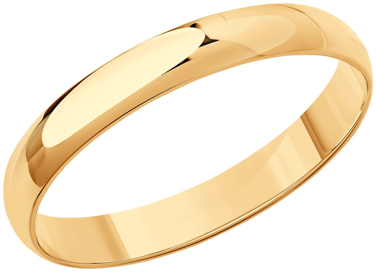 Кольцо SOKOLOV 110031 размер 21 вес 1.88 г золото, без вставок купить,NaN