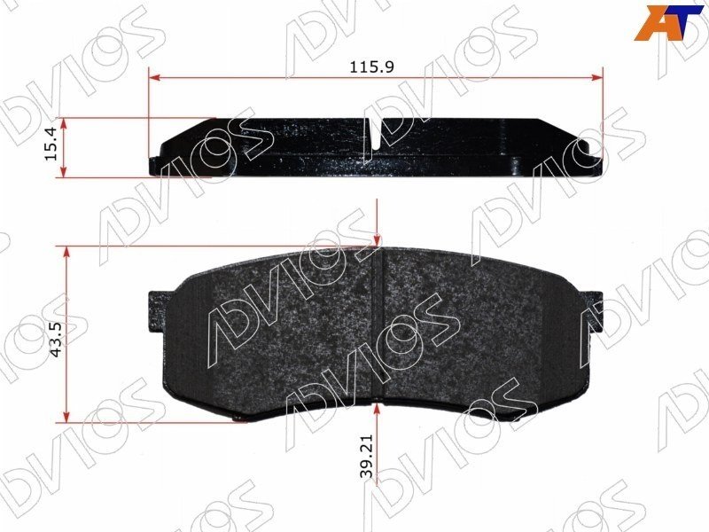 Колодки Winkod задние W241304BP 1 шт купить,NaN