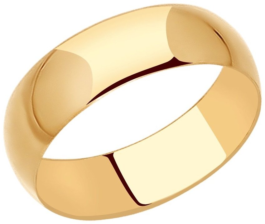 Кольцо Diamant 4527012_130320581 размер 19.5 вес 2.16 г золото, без вставок купить,NaN