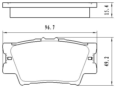 Колодки Winkod задние W2123100BP купить,NaN