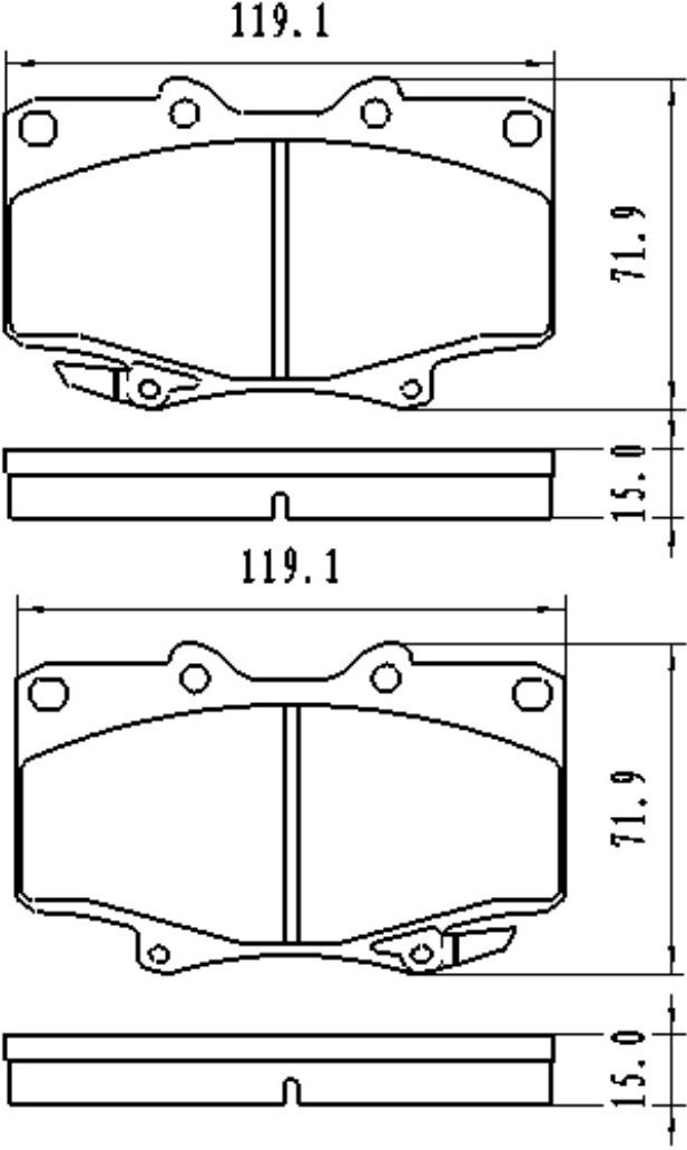 Колодки Winkod передние W0165BP купить,NaN