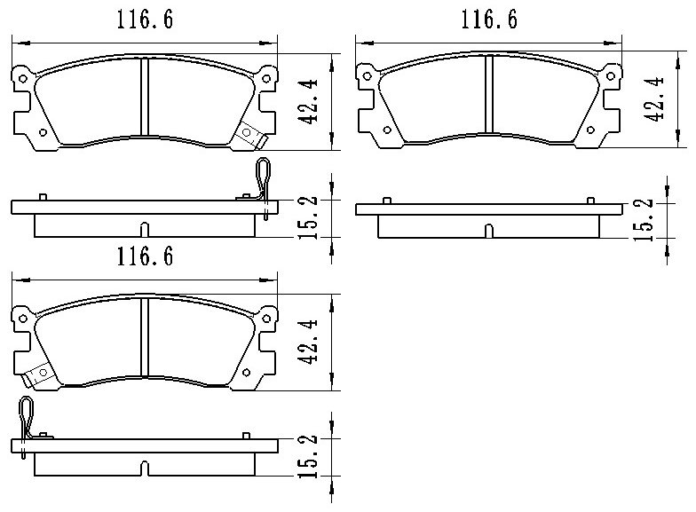 Колодки Winkod задние W1840BP купить,NaN