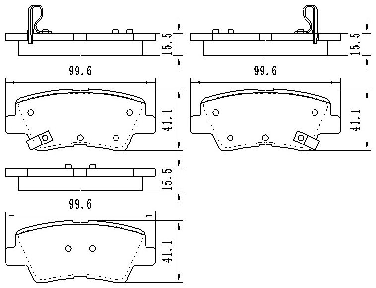Колодки Winkod задние W0090BP купить,NaN