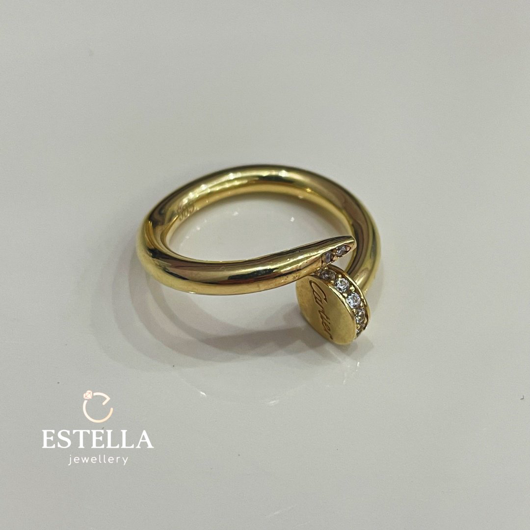 Кольцо Estella R4617 размер 17 вес 2.51 г золото, цирконий купить,NaN