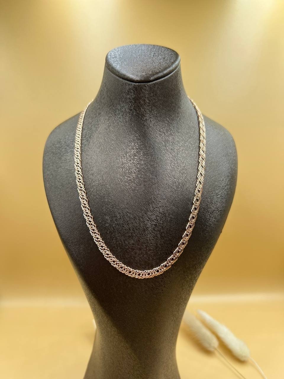 Цепь Ayala Collection 029283 длина 55 см, вес 7 г золото, плетение тройной ромб купить,NaN