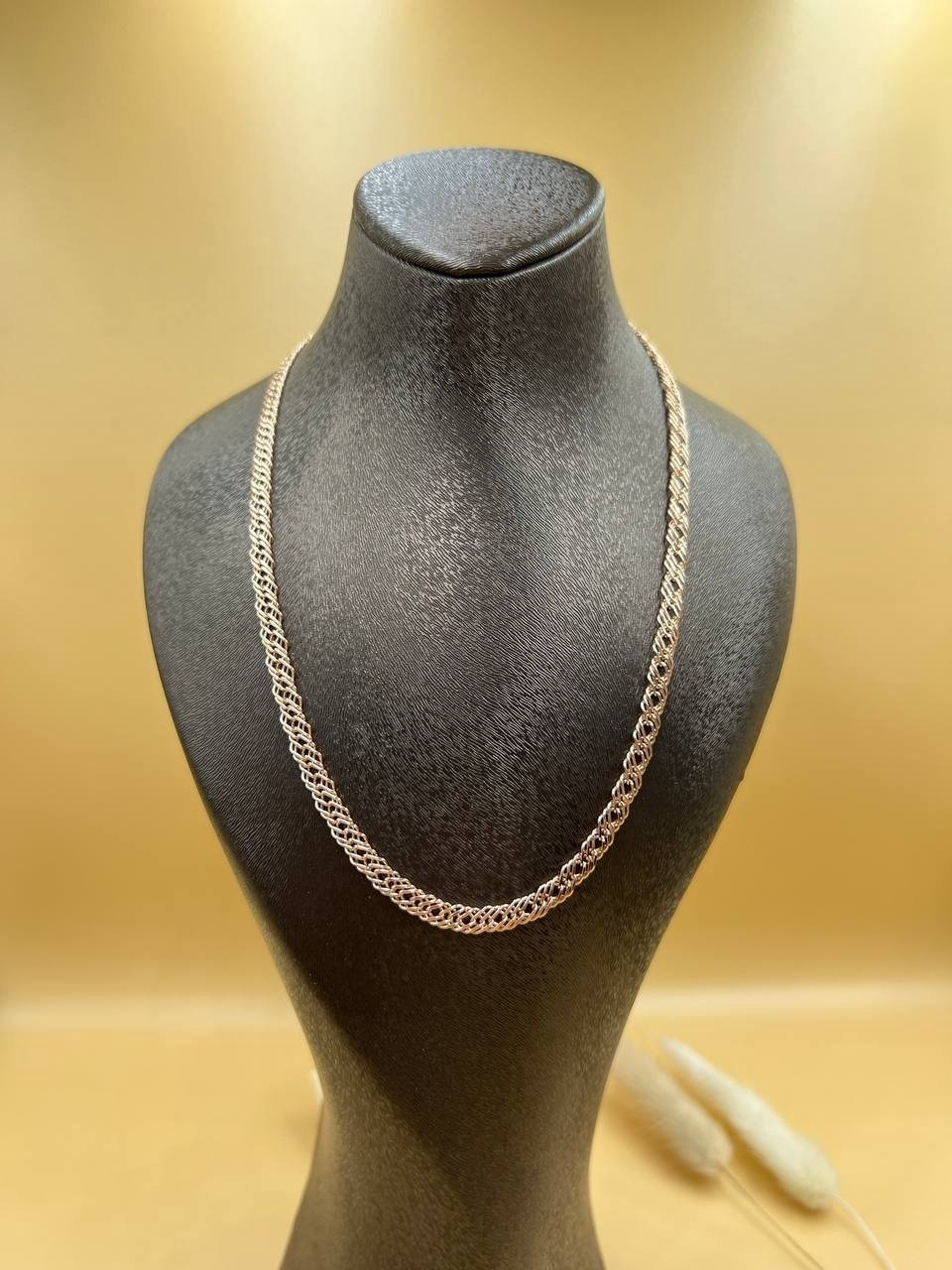 Цепь Ayala Collection 029283 длина 55 см, вес 7 г золото, плетение тройной ромб купить,NaN