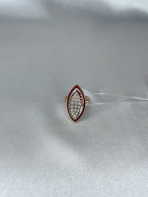 Кольцо Crystal 117-3-002_96 размер 17 вес 2.43 г золото, цирконий купить,NaN