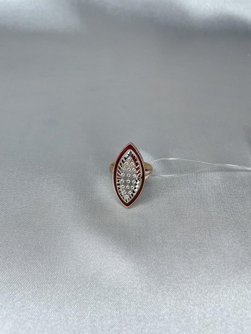 Кольцо Crystal 117-3-002_96 размер 17 вес 2.43 г золото, цирконий купить,NaN