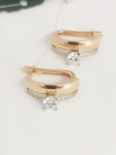 Серьги Crystal НВА123H6784_156900 вес 4.22 г золото, фианит купить,NaN