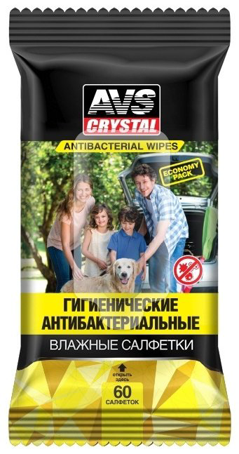 Влажные салфетки AVS A78500S 60 шт