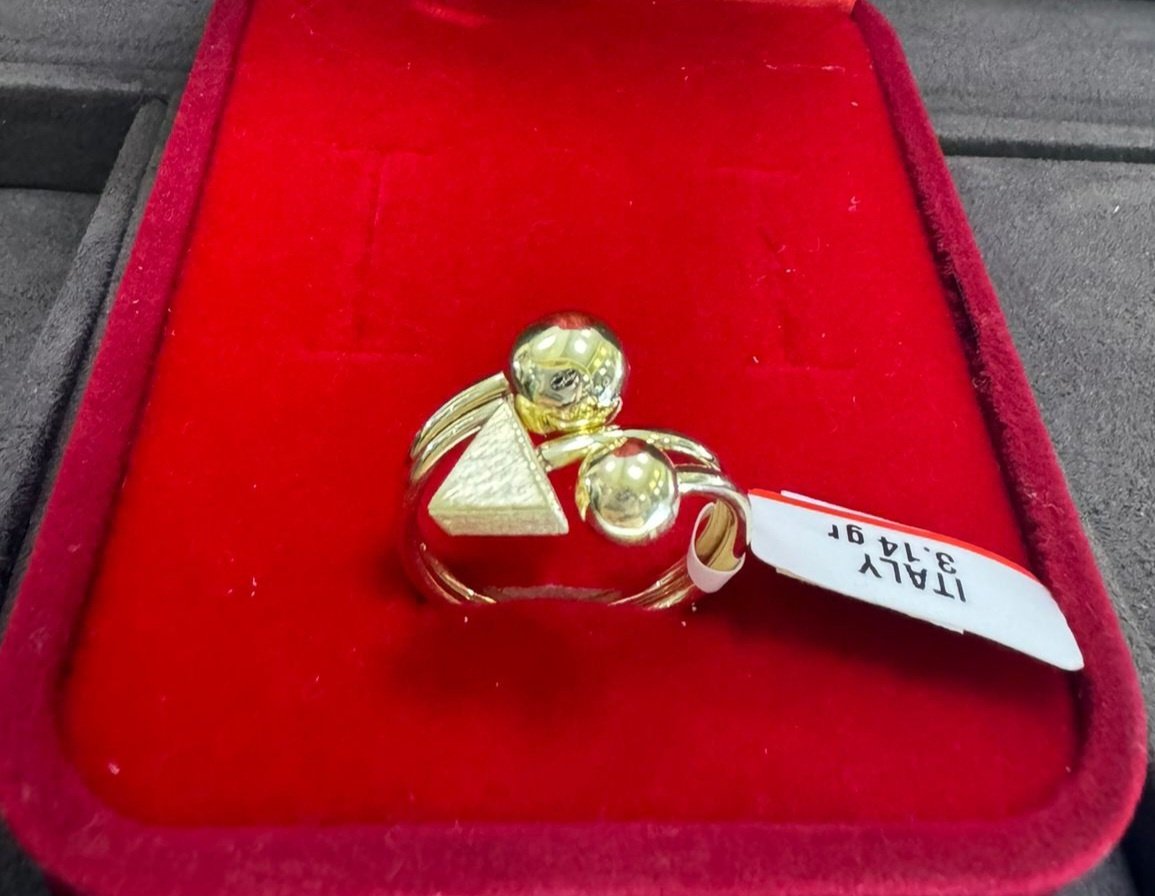 Кольцо MIRSADO GOLD R8161 размер 18 вес 3.14 г золото, без вставок купить,NaN