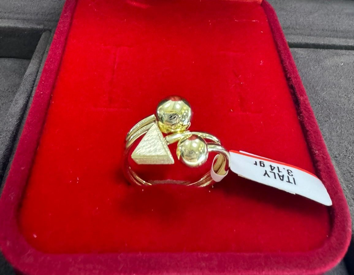 Кольцо MIRSADO GOLD R8161 размер 18 вес 3.14 г золото, без вставок купить,NaN