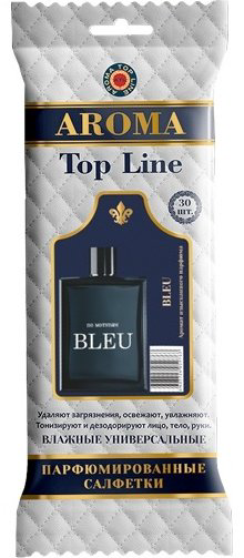 Влажные салфетки Aroma Top Line Bleu de Chanel №17 30 шт