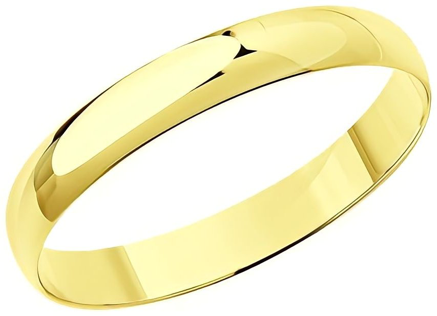 Кольцо Diamant 53-111-00796-1 размер 18.5 вес 1.94 г золото, без вставок купить,NaN