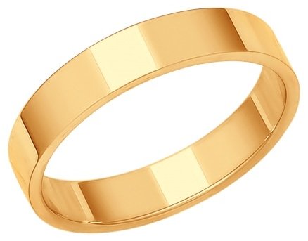 Кольцо Diamant 51-111-00329-1_18-5 размер 18.5 вес 2.31 г золото, без вставок купить,NaN