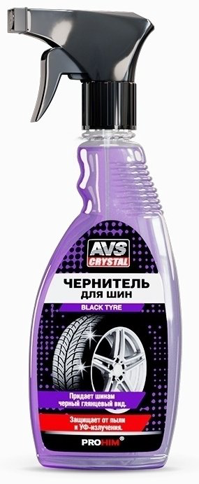 AVS очиститель-полироль для шин AVK-601 0.5 л