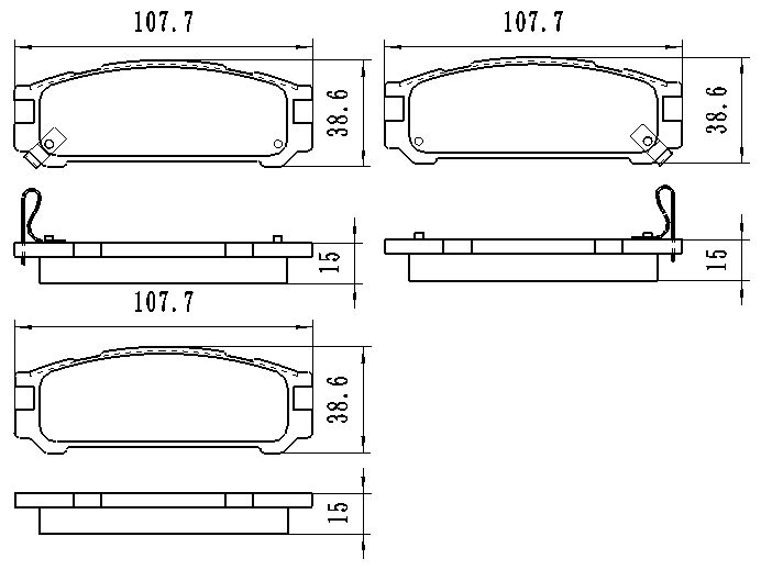 Колодки Winkod задние W0098BP купить,NaN