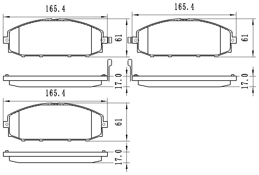 Колодки Winkod передние W0001BP купить,NaN