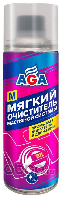 AGA очиститель AGA903M Мягкий очиститель масляной системы 0.335 л купить,NaN