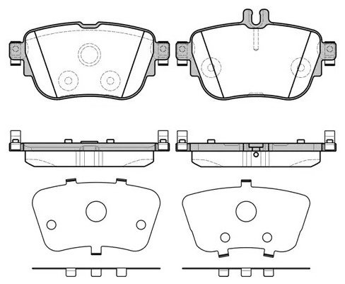 Колодки Winkod задние WBP1590 купить,NaN