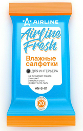 Влажные салфетки AIRLINE ANS01 20 шт