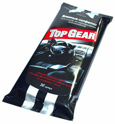 Влажные салфетки Top Gear Для салона автомобиля 48039 30 шт