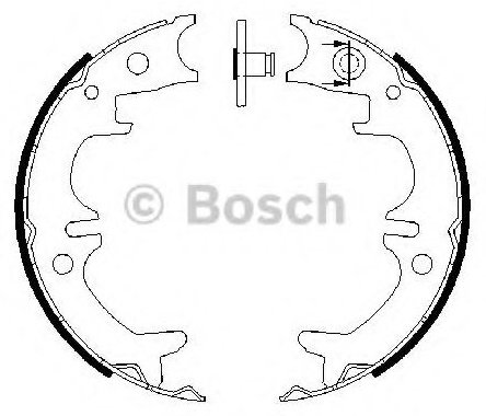 Колодки Bosch задние 0 986 487 680 купить,NaN