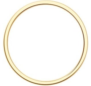 Кольцо SOKOLOV 110200_ размер 18 вес 2.49 г золото, без вставок купить,NaN